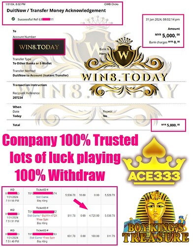 Raih keberuntungan Anda dan menang besar dengan Ace333! 🎰🤑 Baca artikel ini untuk mengubah MYR 500,00 menjadi MYR 5.000,00! 💰🔥 Temukan strategi, kelola uang dengan bijak, dan manfaatkan bonus! 💪🎁 Bergabunglah dengan Ace333 sekarang! #Ace333 #Keberuntungan #MenangBesar #KasinoOnline
