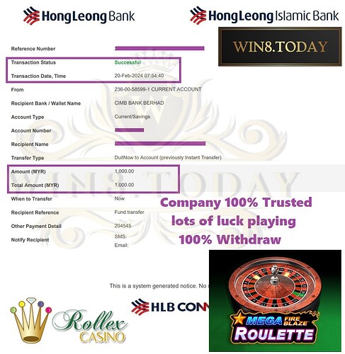 Raih keberuntungan besar di Rollex11! Deposit MYR200.00 dan menangkan tunai MYR1,000.00! Ikuti tips jitu untuk sukses! 🍀 #Rollex11 #Keberuntungan #KemenanganBesar 🎉