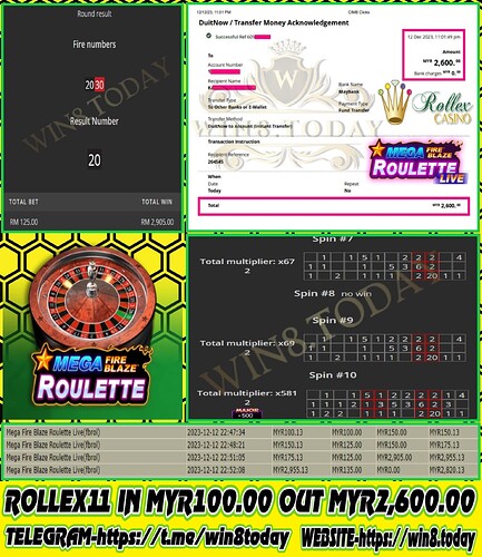  Dapatkan MYR2,600.00 dari MYR100.00 di Rollex11 🎰💰  Bukan hanya keberuntungan! Pelajari tips dan strategi menang saya! 🎯 