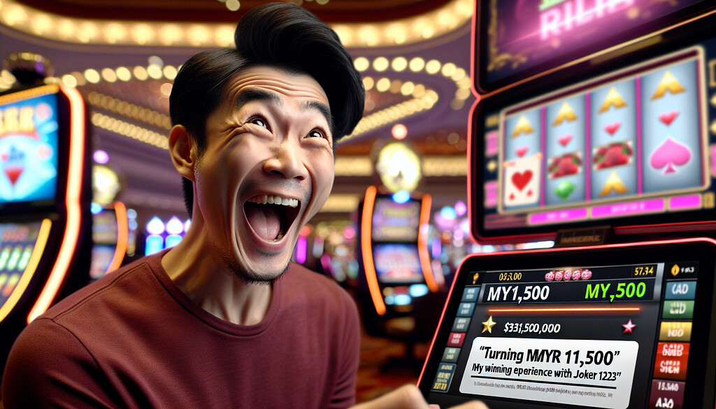  💰 Turn MYR100 into a massive MYR1500 jackpot! 🎰 Find out my winning journey with Joker123! 🚀🏆💥'.