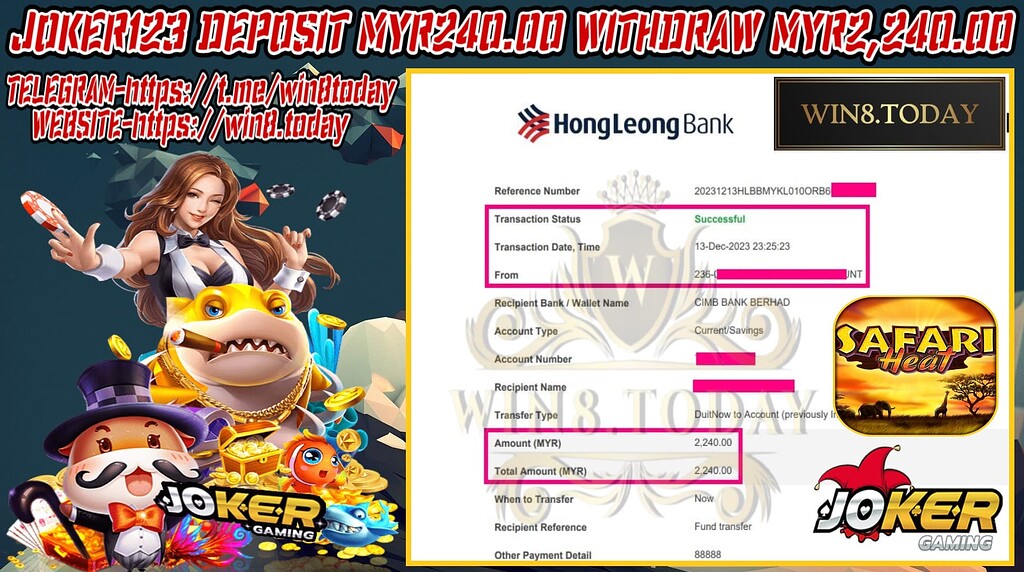  Pagpapalit ng MYR240 sa MYR2,240 gamit ang Joker123: Isang Pantastikong Kwento ng Panalo sa Online Casino! 