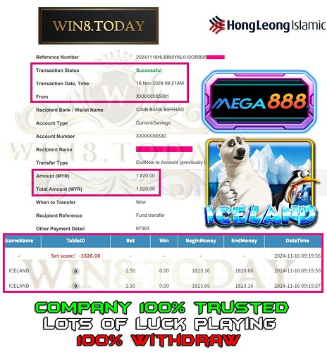 Discover my incredible journey from MYR50 to MYR1,820 in Mega888. Learn valuable tips on understanding gameplay, managing your bankroll, and making the most of your online gaming experience.