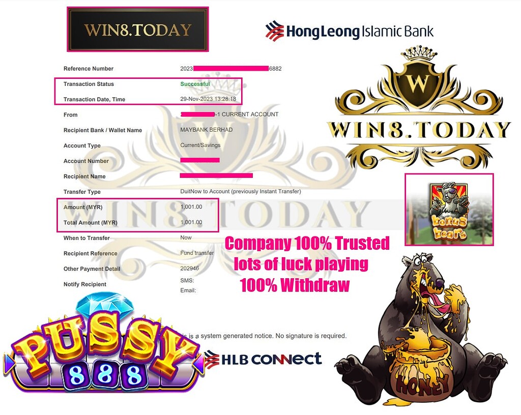 从100至1,001马来西亚令吉：与Pussy888赌场游戏共赢战！💰💥 千载难逢的机会，只需100马币入场！快过来Pussy888，一起战胜赌场，赢得巨额奖金！🔥🎰