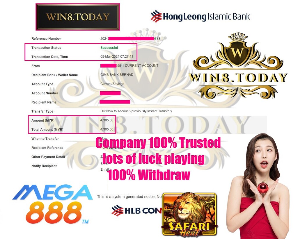 🎰 Discover the journey from MYR 50.00 to MYR 4,305.00 with Mega888! Learn how I became a winner and hit the jackpot! 💰🔥 #Mega888 #WinnerStory