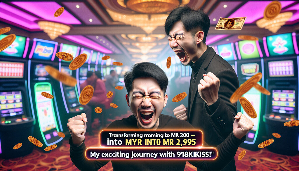  💰🎰Unlock the secret of transforming MYR 200 into MYR 2,995 with 918Kiss! Join me on this epic winning journey!🎉✨ 