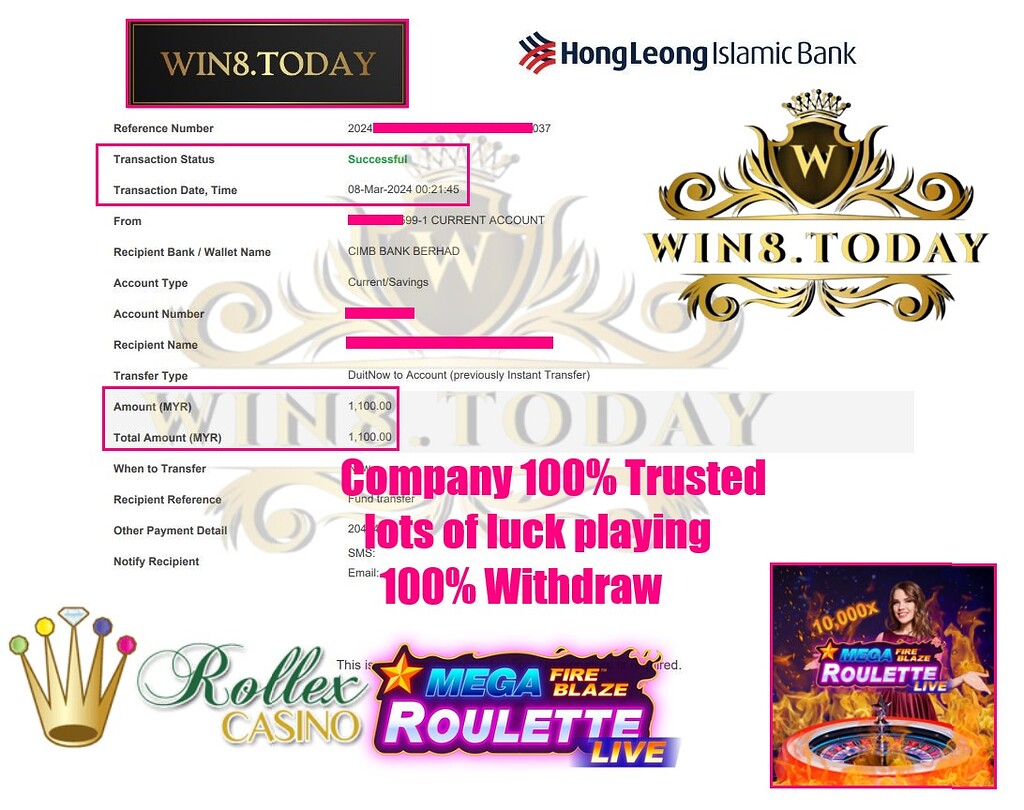  Chinh phục chiến thắng với Rollex11! Biến MYR 200 thành MYR 1,100 ngay hôm nay 🎉💰 #rollex11 #casinoonline 