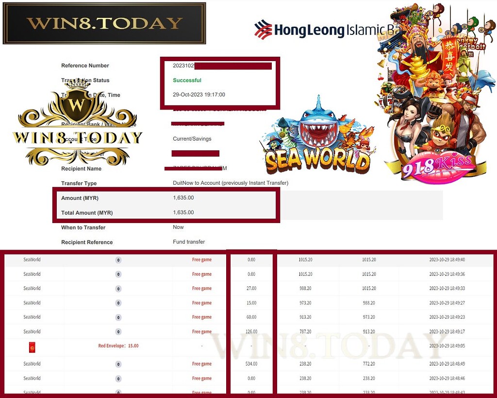 Mula sa MYR200.00 hanggang MYR1,635.00: Ang Kamangha-manghang Winning Streak sa 918kiss Casino Game!