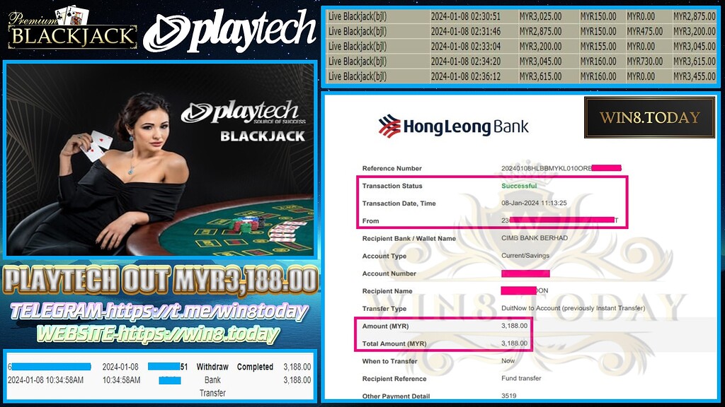  🎰💸Watch my MYR200 turn into a whopping MYR3,188!💰 Discover my jackpot journey with Playtech!🚀💹 