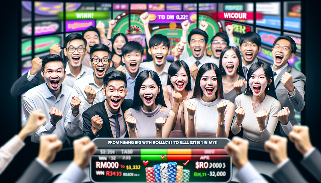 🎰 Kickstart your Rollex11 adventure with MYR 200.00 to MYR 2,000.00! Spin your way to big wins now! 💰 #casino #onlinegaming #bigwins