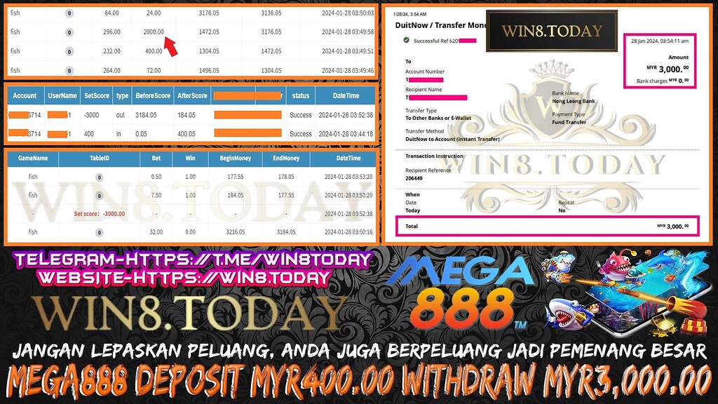 🔥💰 Unlock Massive Wins: Turn MYR400.00 into MYR3,000.00 with Mega888! Play Now! 💥💸