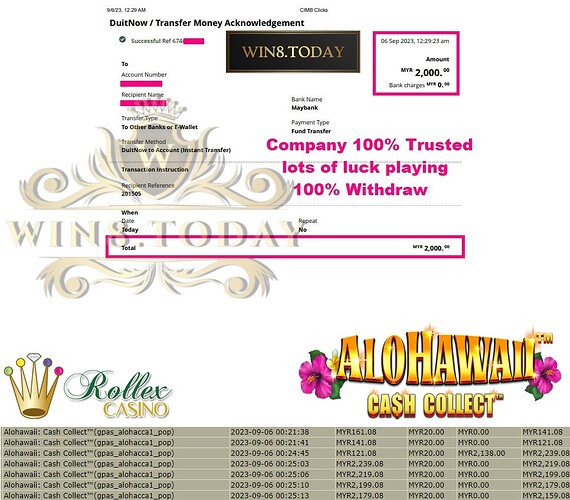 Dari MYR150.00 hingga MYR2,000.00: Perjalanan Mendebarkan Permainan Casino Rollex11! 🎰🔥 Nikmati berbagai game menarik dan coba keberuntungan Anda dengan taruhan yang cocok untuk siapa pun! 💰💫 #casinoonline #rollex11 #judionline