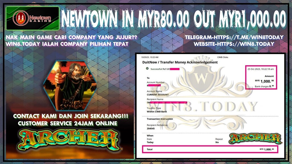 🚀✨Biến MYR80 thành MYR1,000 bằng NTC33 và Newtown Casino! Khám phá cách thành công này ngay! 💰🎰