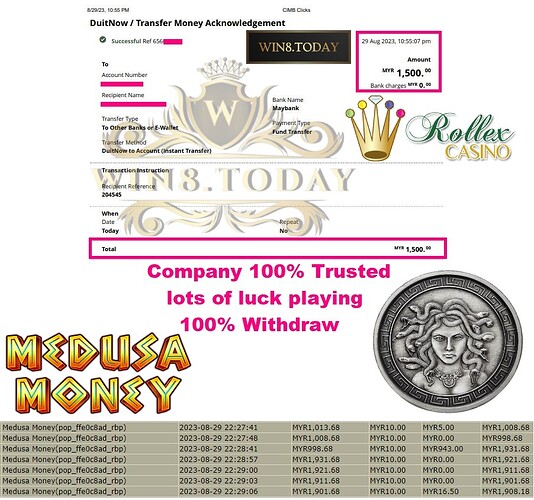 🍀💰 Thử vận may cùng Rollex11 - Từ MYR120,00 thành MYR1,500,00 Jackpot hoành tráng! Ăn cả thảy trong một lần chơi! 🎰✨