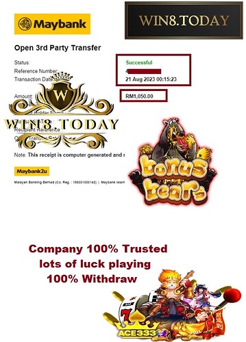 Từ MYR100.00 đến MYR1,050.00: 🎰🤑 Bật máy tỷ phú và trải nghiệm những trò chơi thú vị tại Ace333 Casino! 🎉🔥 Thắng lớn không thể cưỡng lại!