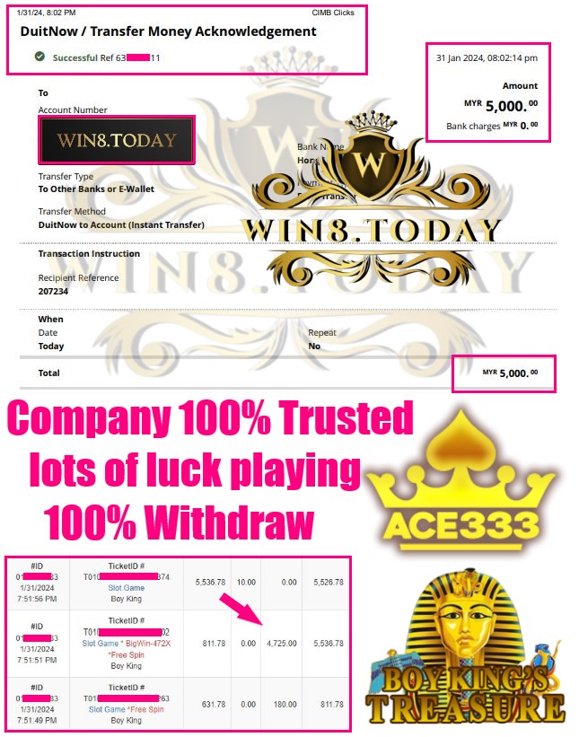  🚀💰 From Ace333 to the Stars: How I 10X'd MYR 500 to MYR 5,000! 🌟 Don't miss this unbelievable success story of turning gaming into big bucks! 