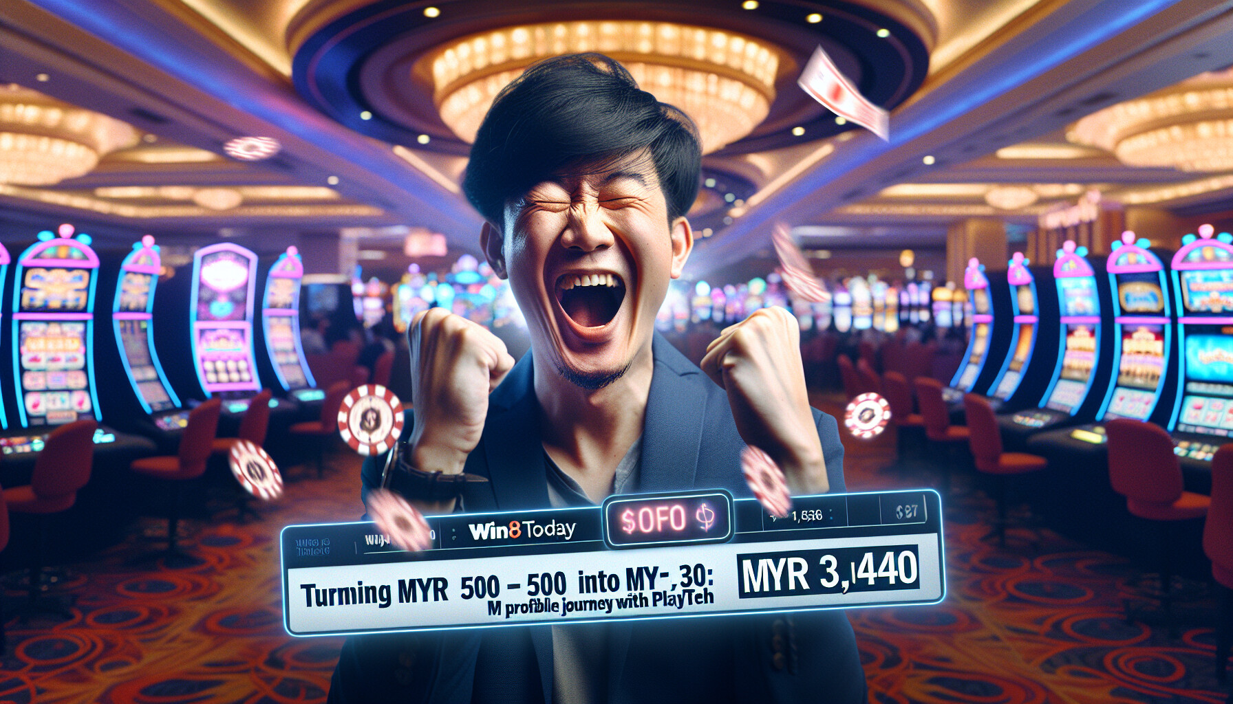  🎰🚀 Watch MYR 500 turn into MYR 3,040💰! Discover my jaw-dropping journey with Playtech here! 🚀🎲 