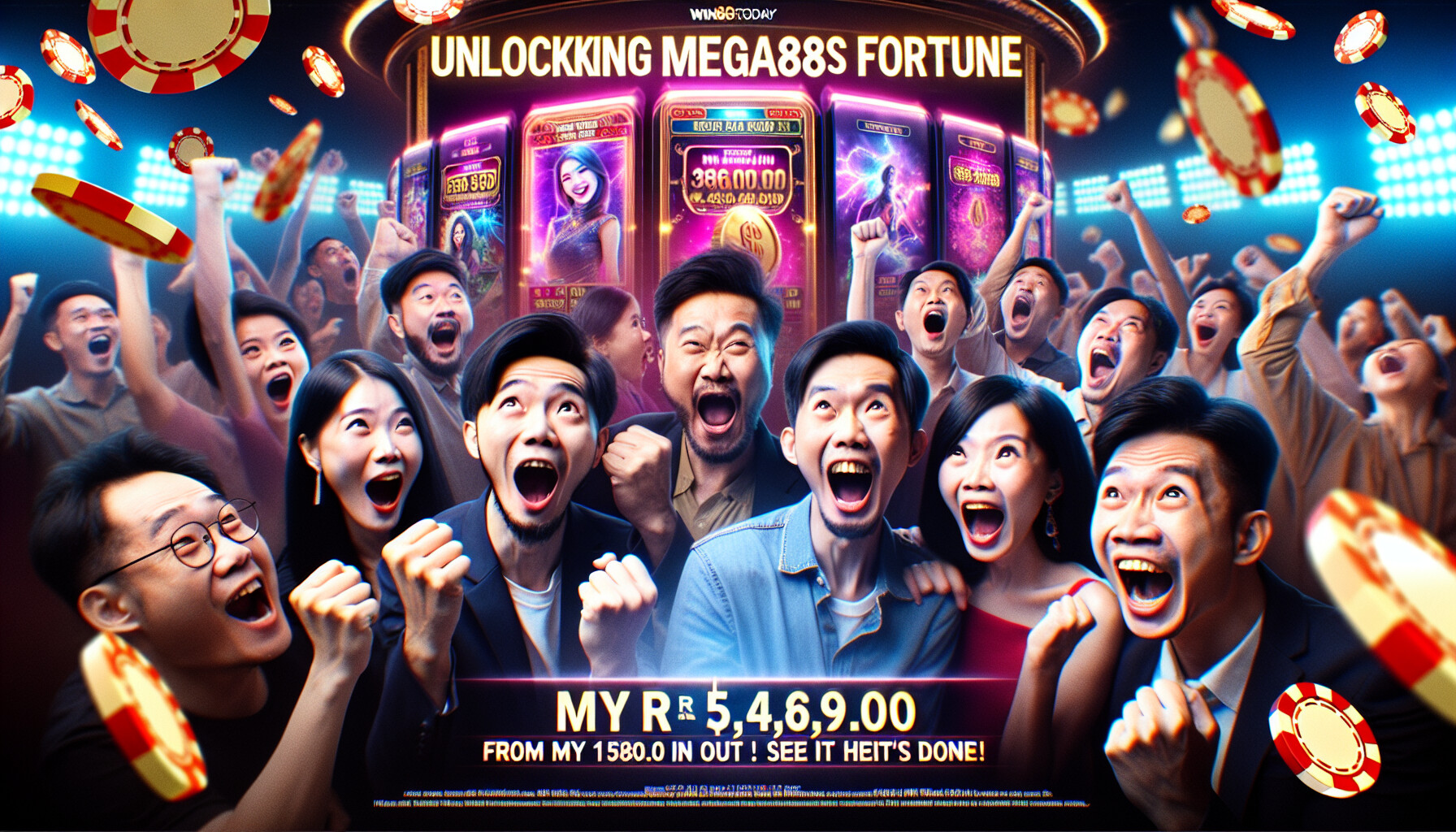 🎰 Ready to be amazed by Mega888? Follow my exhilarating journey from RM150 to RM4,869 and watch how luck transformed! Don't miss out on the excitement! 😱💰🔥 #Mega888 #luck #transformation
