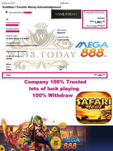  🎰 Tukar RM80 anda jadi RM1,001 dengan Mega888 Casino! 🤑 Raikan kemenangan besar anda di permainan kasino yang menarik ini! 💰 