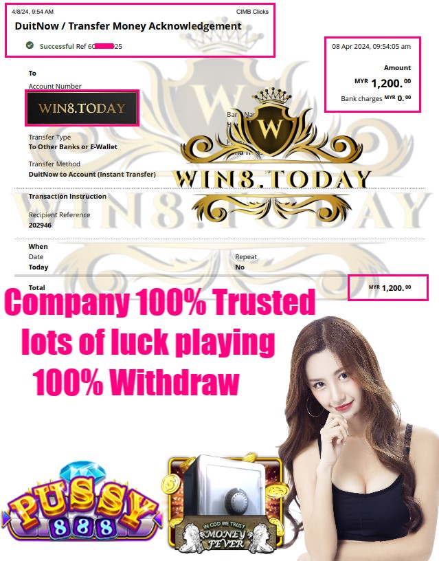 🎰💰Unlock the Winning Potential of Pussy888! Learn How to Turn MYR 100.00 into MYR 1,200.00 in No Time! Ready to Win Big? Let's Play Now! 🤑🎲