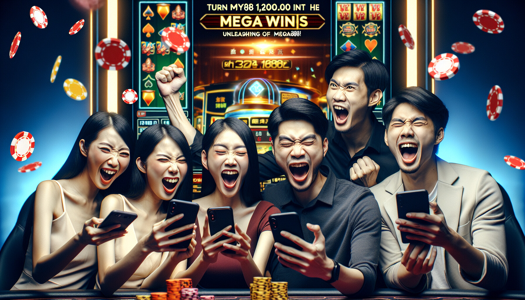🎰💰 Win big with Mega888! Start from MYR200.00 and climb to MYR1,600.00 in no time! Join the fun now! 💥🍀 #Mega888 #OnlineCasino #BigWins