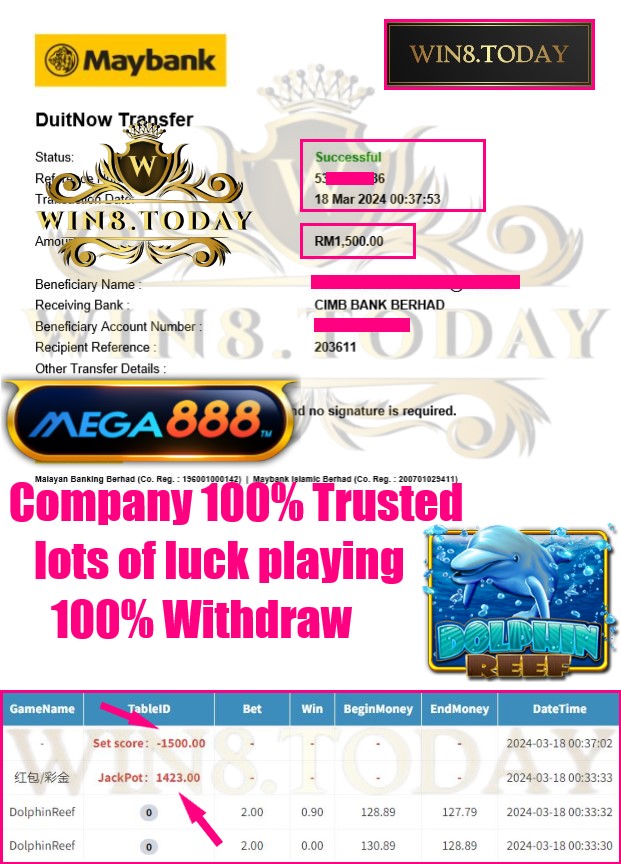 💰Join me on my epic journey from Myr 30.00 to Myr 1,500.00 with Mega888! Discover the secrets to making money online and turn your luck around!🎰🤑🔥