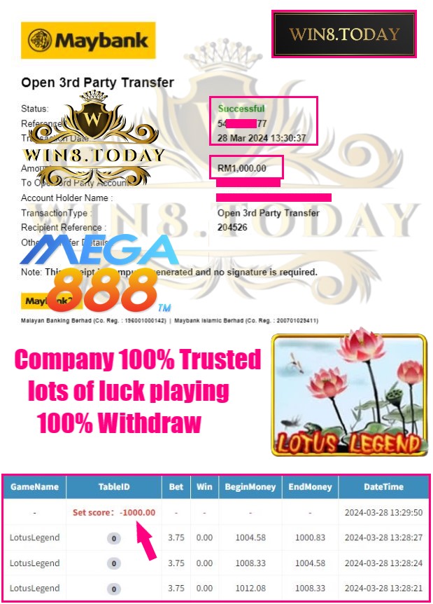 Discover how to unlock Mega888's winning potential and turn MYR 120.00 into MYR 1,000.00 with these unbeatable tips! 🎰💰 Don't miss out!
