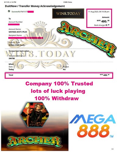 🎉赢取丰厚奖金！🤑在Mega888赌场游戏中将RM50.00变成RM400.00！快来尝试吧！💰💥