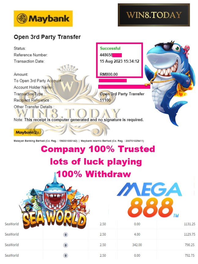  💰🔥 Win Big with Mega888: Turn MYR100.00 into MYR800.00! Experience Thrilling Casino Games Now on Mega888! 💥🎰 