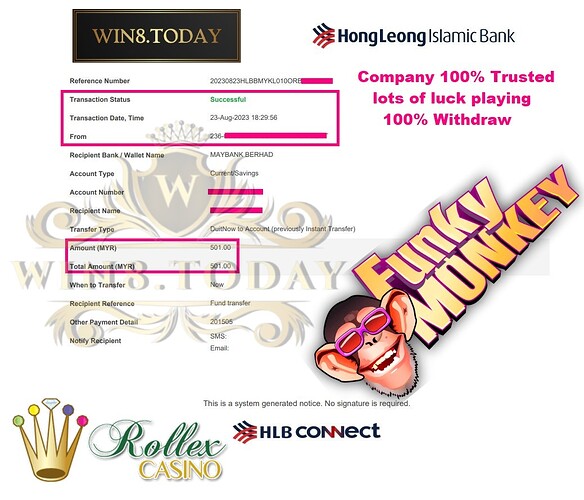 Mula sa MYR30.00 hanggang MYR501.00: Ang Ultimate Winning Journey sa Rollex11 Casino Game