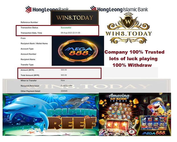 Masayang subukin ang saya ng laro sa Mega888 Casino at manalo nang malaki na may Myr60.00 hanggang Myr500.00!