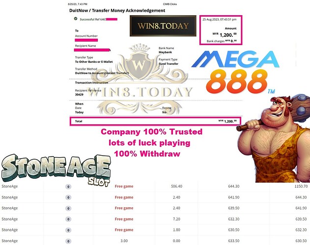 Trải nghiệm sự hấp dẫn của trò chơi 🎰 Mega888 Casino và chiến thắng lớn với 130 MYR từ 1.200 MYR! 💰💯 Chơi ngay!
