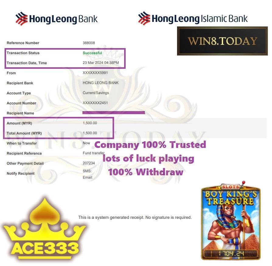 Biến 200.00 MYR thành 1,500.00 MYR với Ace333! Hướng dẫn chi tiết để thắng lớn tại casino online! 😍🎰💰