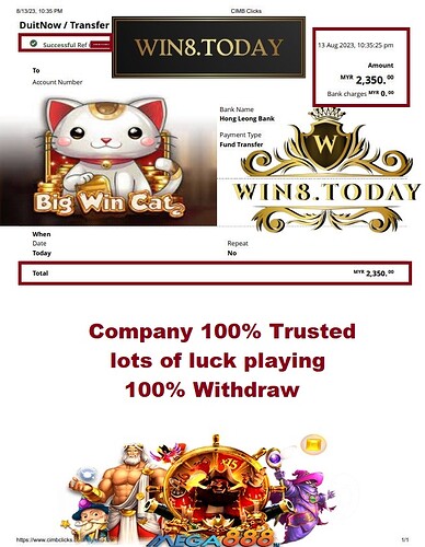  🎰💰Giành thắng lớn với Mega888: Từ Myr200.00 đến Myr2,350.00! Đừng bỏ lỡ cơ hội trúng jackpot tại các game casino!🎲✨ 