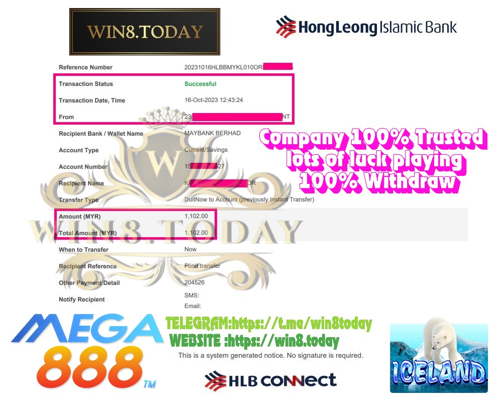 Mula sa MYR40.00 hanggang MYR1,102.00: Pagsasabong ng Palabas ng Larong Casino sa Mega888!