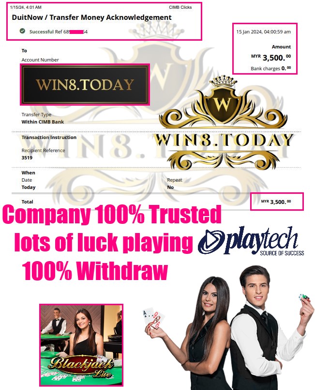 🔓💰Unlock the Luck of Playtech! Turn MYR 200.00 into MYR 3,500.00 and Win Big with 🎉 this Amazing Offer! Hurry, Limited Time Only! 🍀 #Playtech #WinBig