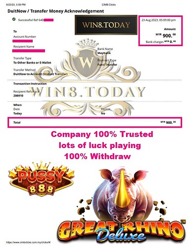 Nikmati permainan kasino menarik & menangkan besar bersama Pussy888! 🎰 Ubah MYR60.00 anda jadi MYR900.00 dalam sekejap! 💸 Jom bermain sekarang! 😍